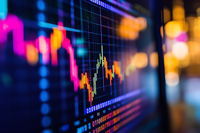 Business owner reviewing investment portfolio performance